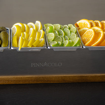 PINNACOLO Condiment Topping Carrier (6 Slot compartment)