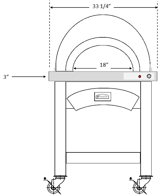 HPC Forno Series Hybrid Oven (Gas & Wood Fired) -Optional Accessory bundle package.