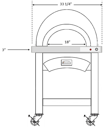 HPC Forno Series Hybrid Oven (Gas & Wood Fired) -Optional Accessory bundle package.